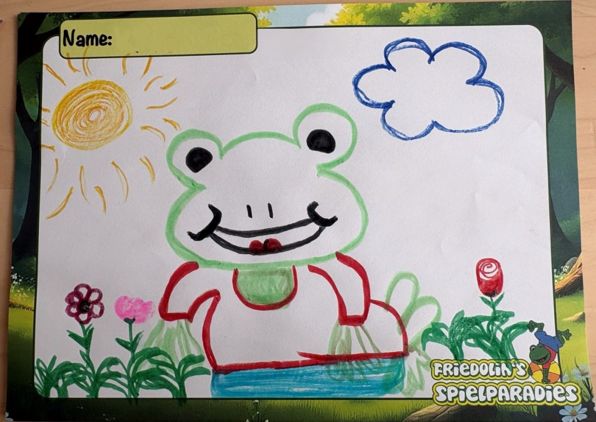 Gemaltes Bild aus der Kinderkünstlergalerie