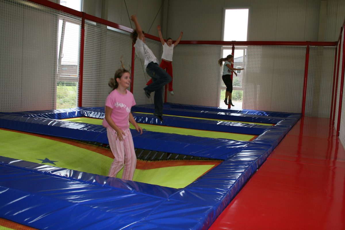 Trampoline im Indoorspielplatz Friedolins Spielparadies in Edewecht
